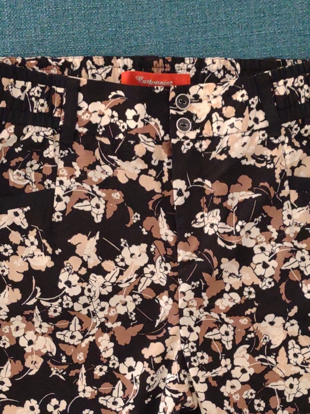 Anthropologie Floral Print Pants